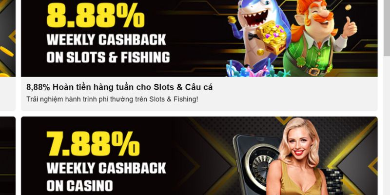 Khuyến mãi Betvisa tại sảnh Live Casino 