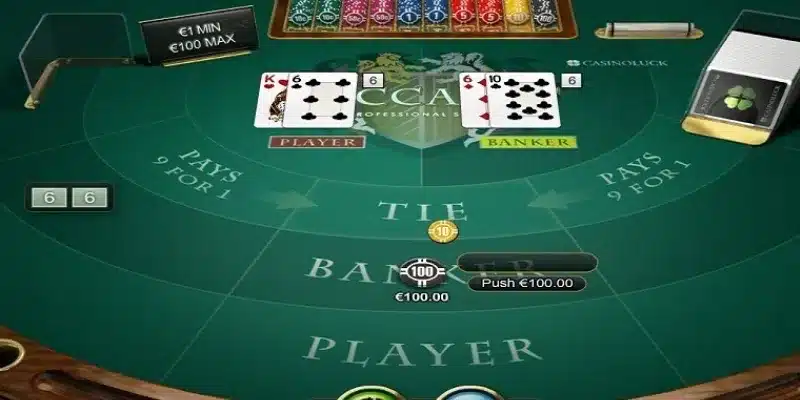 Các loại cược trong baccarat