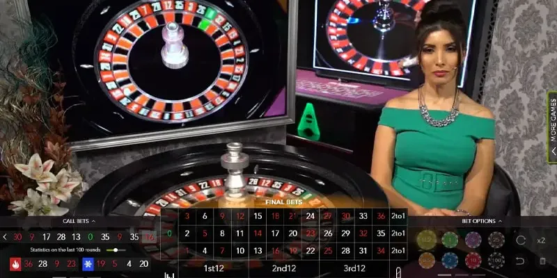 Chi tiết về live roulette